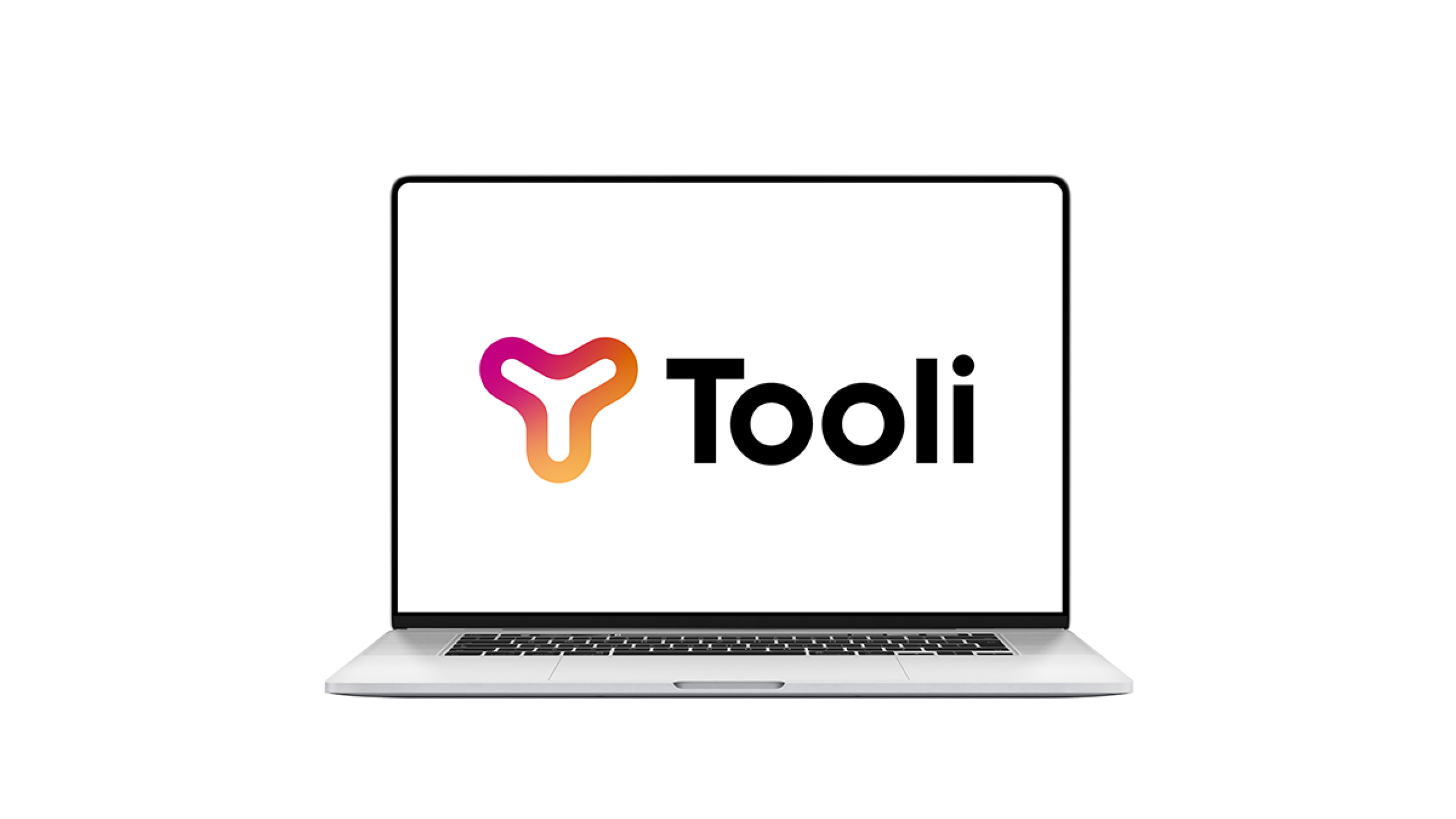 Laptop met logo Tooli.