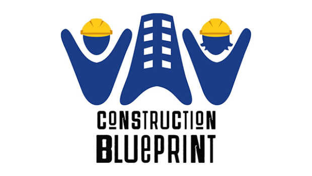 Logo Construction Blueprint